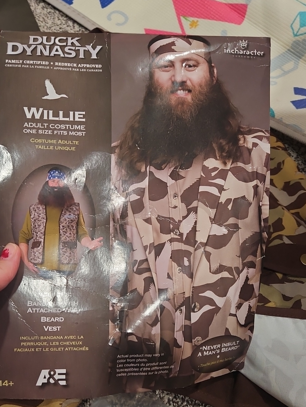 Duck Dynasty Willie Adult Costume - Brown Camo